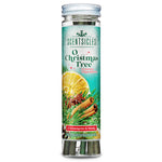 Scentsicles O Christmas Tree scented ornaments bottle featuring six ornaments and hooks, with a fresh holiday scent of citrus, cinnamon, and spices.