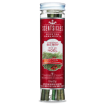 Front view of Scentsicles Christmas Berry scented ornaments jar, showcasing the product label with festive red design, pine branches, and holly berries, emphasizing 'Smells Fresh Cut' and includes 6 ornaments with hooks.