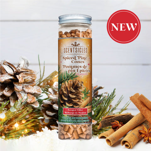 Scentsicles Scentfetti Scented Paper Filler, Spiced Pine Cones, 125g Bottle